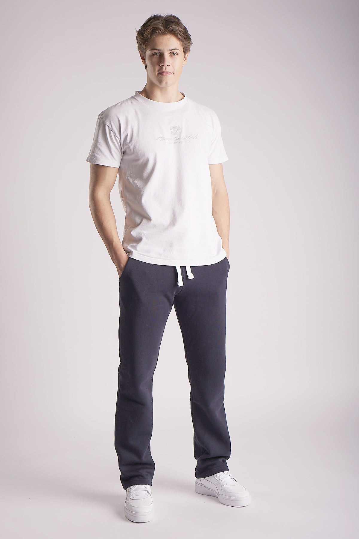 Sweatpant Unisex Straight leg Navy